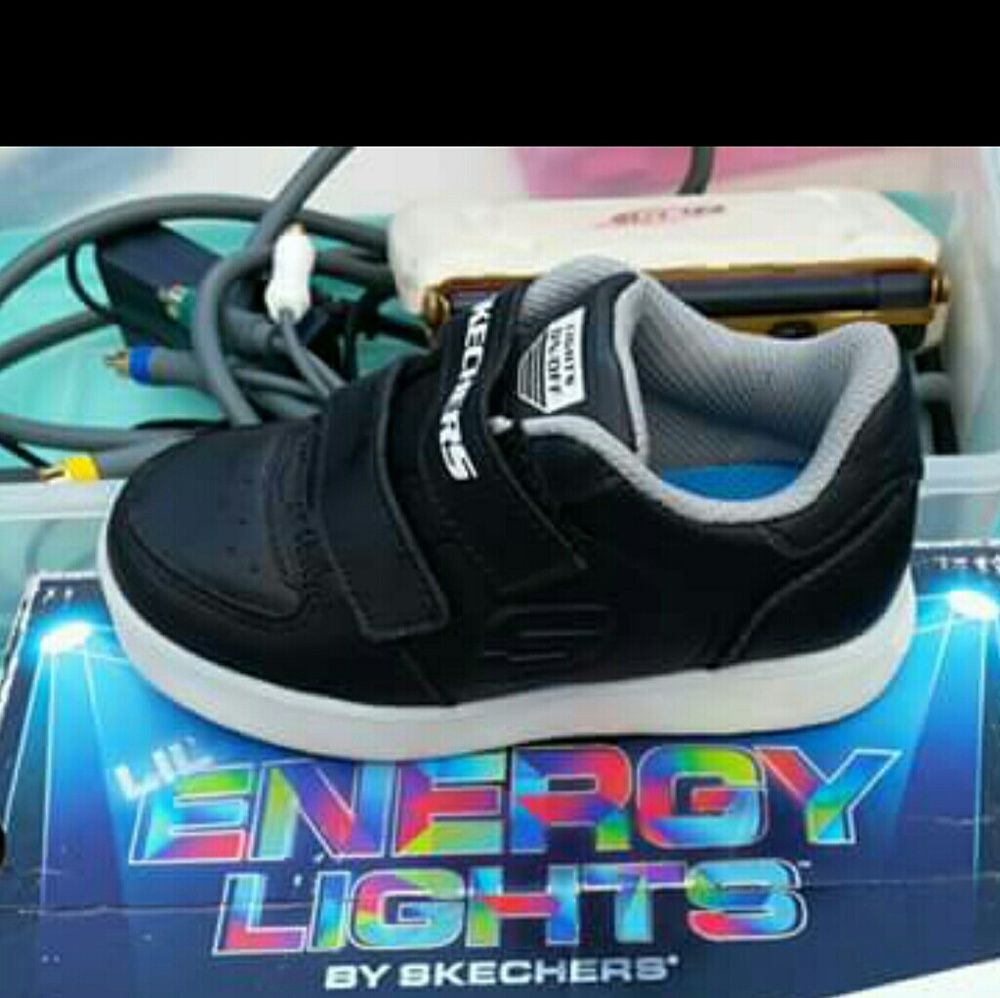 Skechers Energy Lights toddler boys size 8